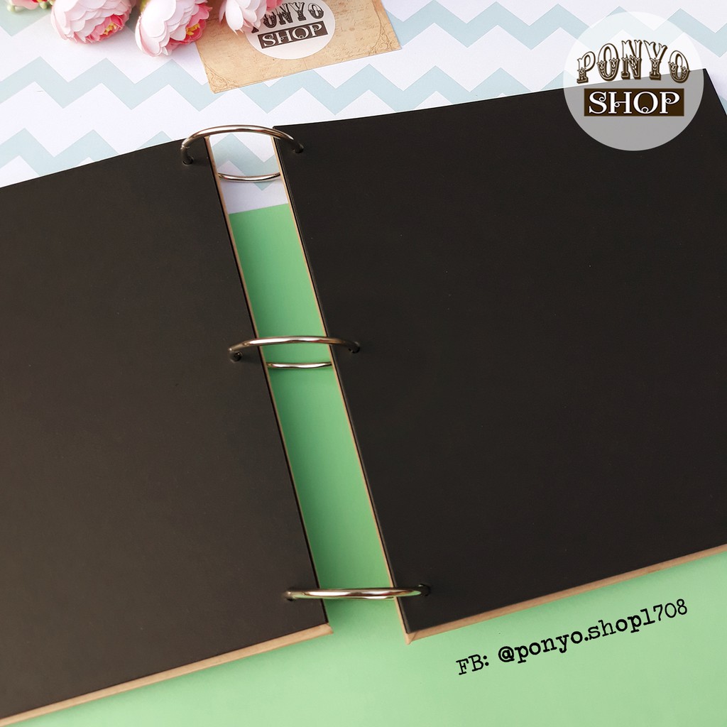 Gáy còng kim loại đóng Scrapbook, loại 5cm