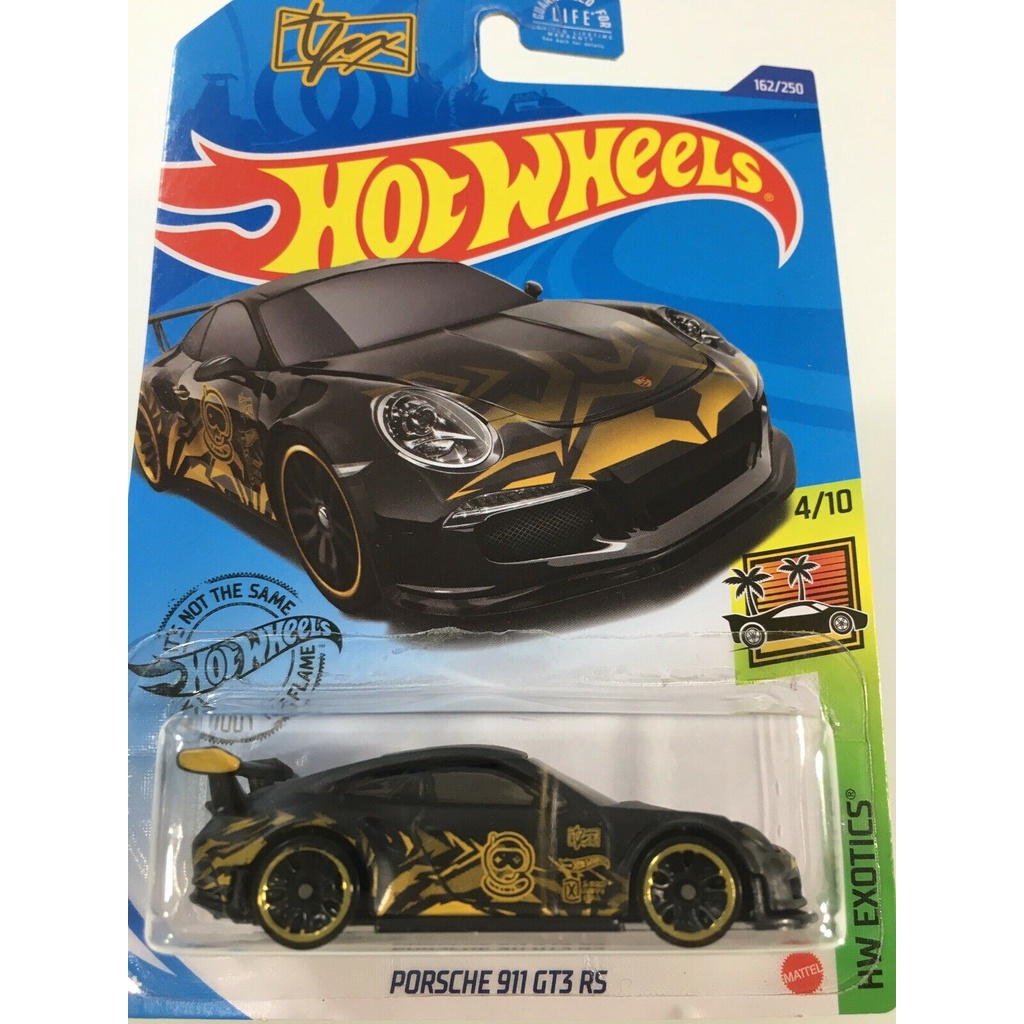 Xe mô hình Hot Wheels 1/64 PORSCHE 911 GT3 RS TANNER FOX Card US