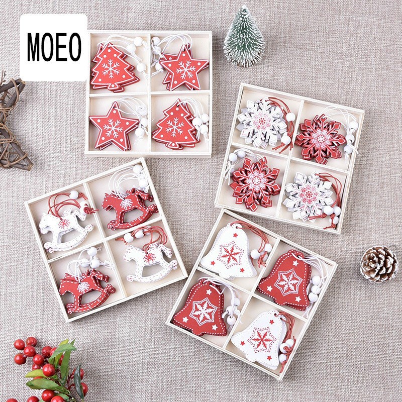 Bộ 12 phụ kiện trang trí cây thông noel