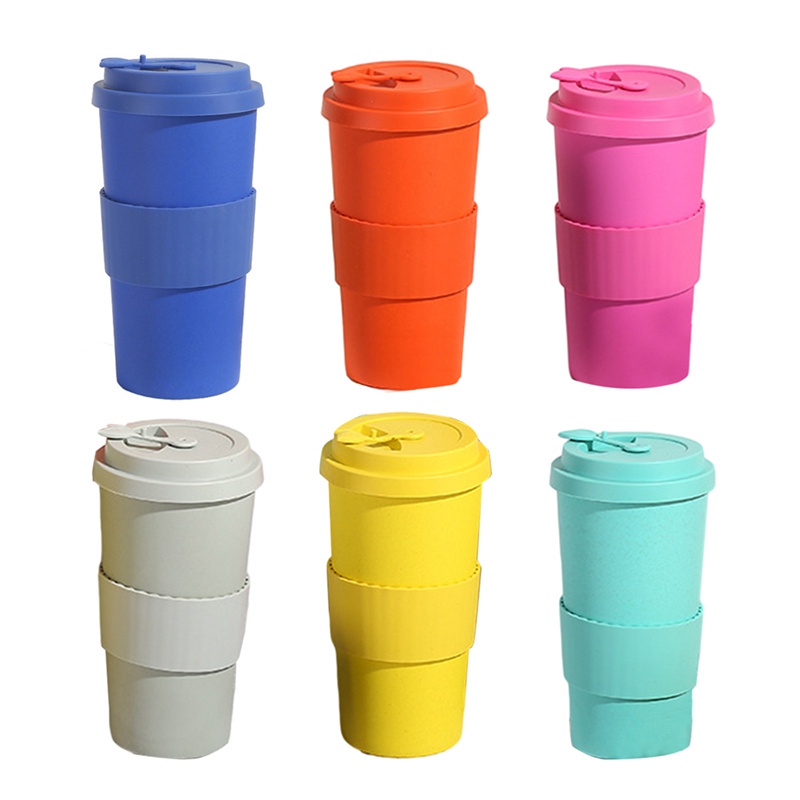 Eco Friendly Bamboo Reusable Travel Mug Tea Coffee Cup Flask Gift Box 400ml