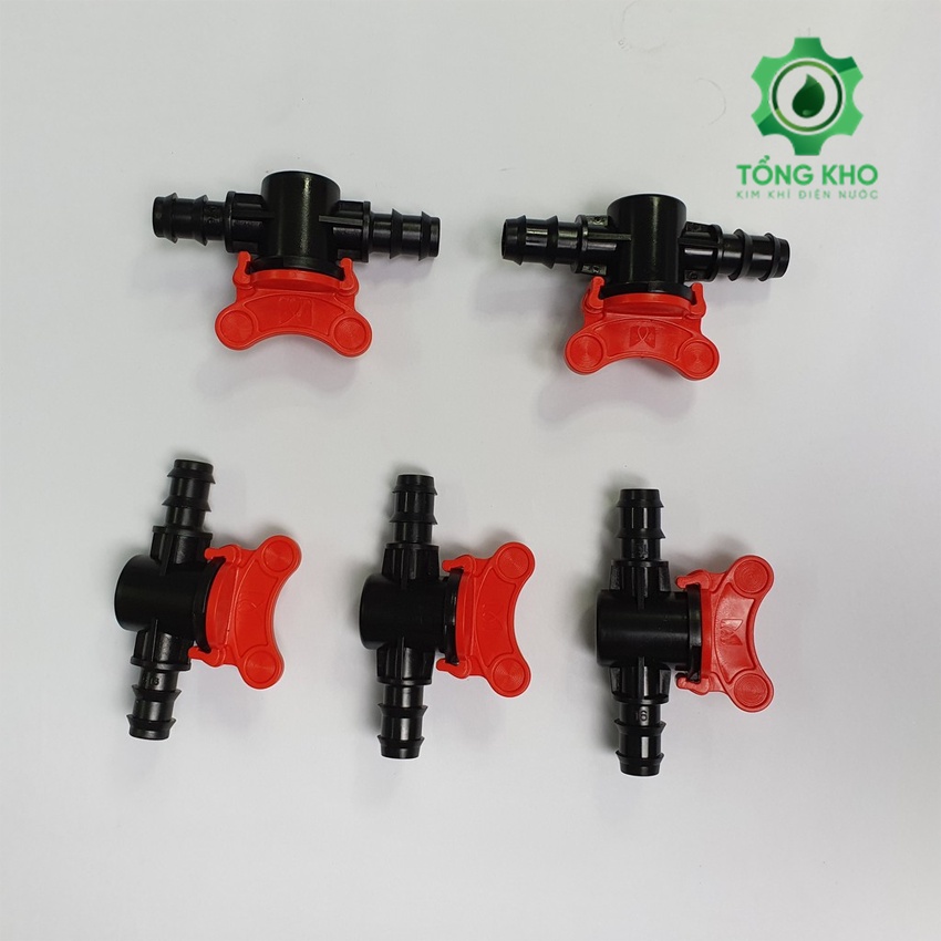 Van khóa ren LDPE 16mm x 1/2 - Van khóa 1 đầu ren 21mm, 1 đầu ra ống LDPE 16mm - Tổng kho kim khí điện nước