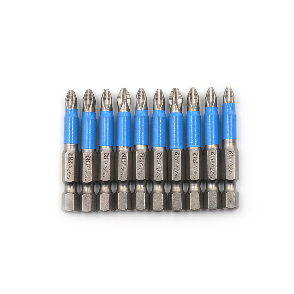 BITS 1 Chiếc Tuốc Nơ Vít Điện Từ Chống Trượt Dài Ph2 Dài 50mm 1 / 4 "