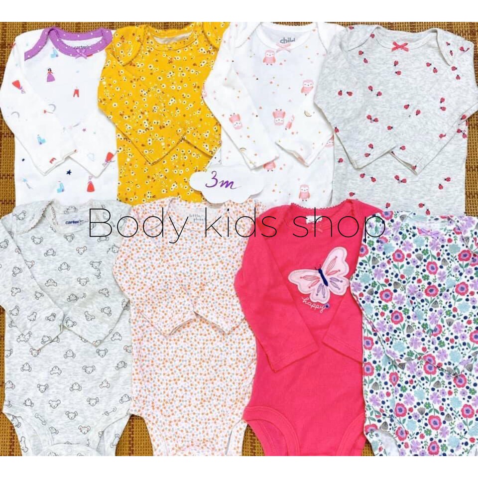 [CHỌN MẪU] Bodysuit Cambo dài tay xuất xịn cho bé ❤️FREESHIP❤️bodychip carter's