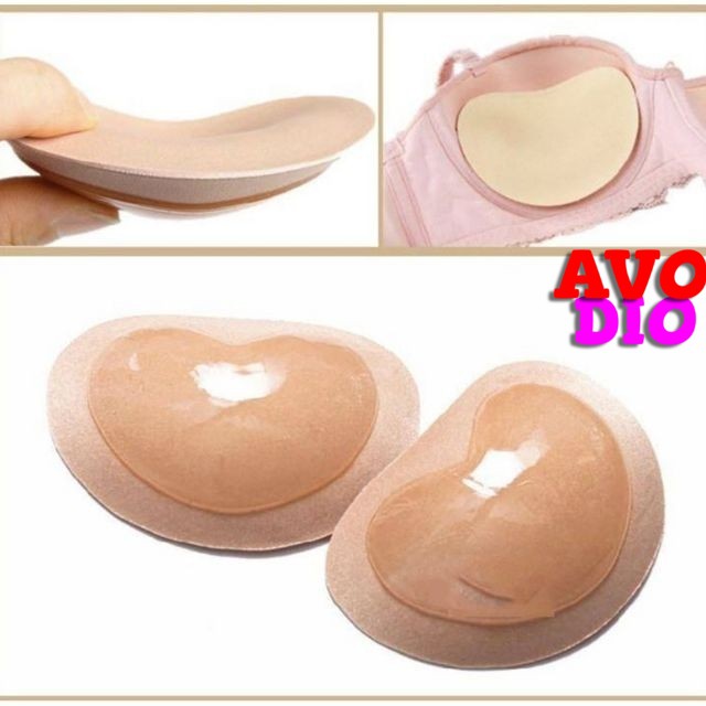 Mút độn ngực silicone dính chống trượt PK015