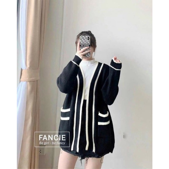 Áo khoác Bigsize Cadigan viền Z.R so hotttt 55-80kg