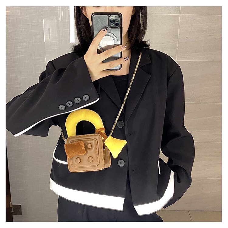 Iretro Túi Xách Đeo Vai Hình Vuông Cỡ Nhỏ Kết Cấu Mới