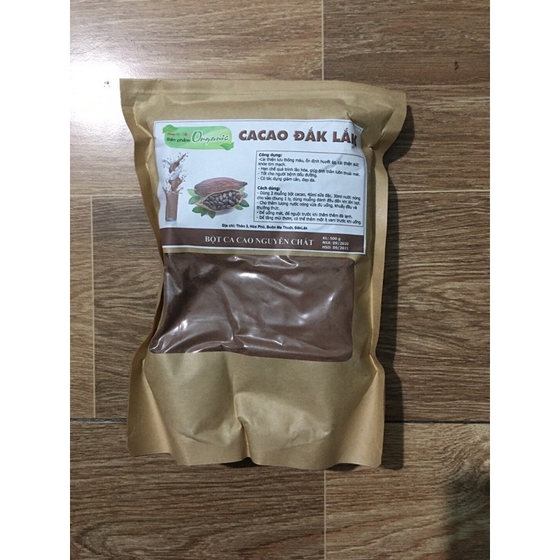 Bột ca cao Đak Lak 500gr, 0.5kg Ca cao sạch