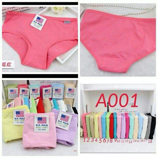 Combo 5 quần lót xuất Mỹ. 5 quần trộn màu ngẫu nhiên, ko bán chọn màu ạ. Ảnh thật | WebRaoVat - webraovat.net.vn