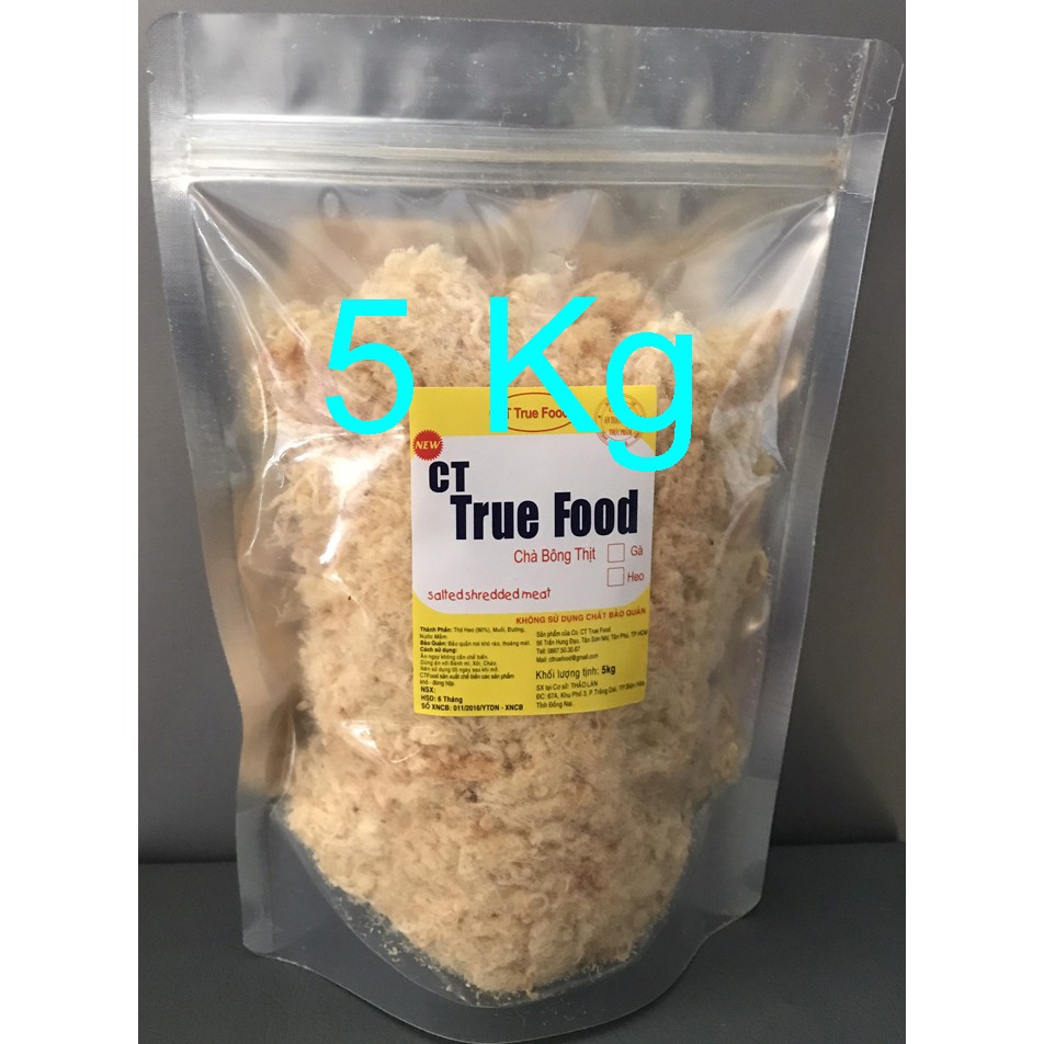 Ruốc siêu xù làm bánh - Chà bông siêu xù / CT True Food - Túi 5 Kg