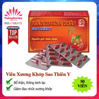 Viên Xương Khớp Sao Thiên Y - Bổ thận, thông kinh hoạt lạc, giảm đau nhức xương khớp, thoái hóa khớp, đau thần kinh tọa