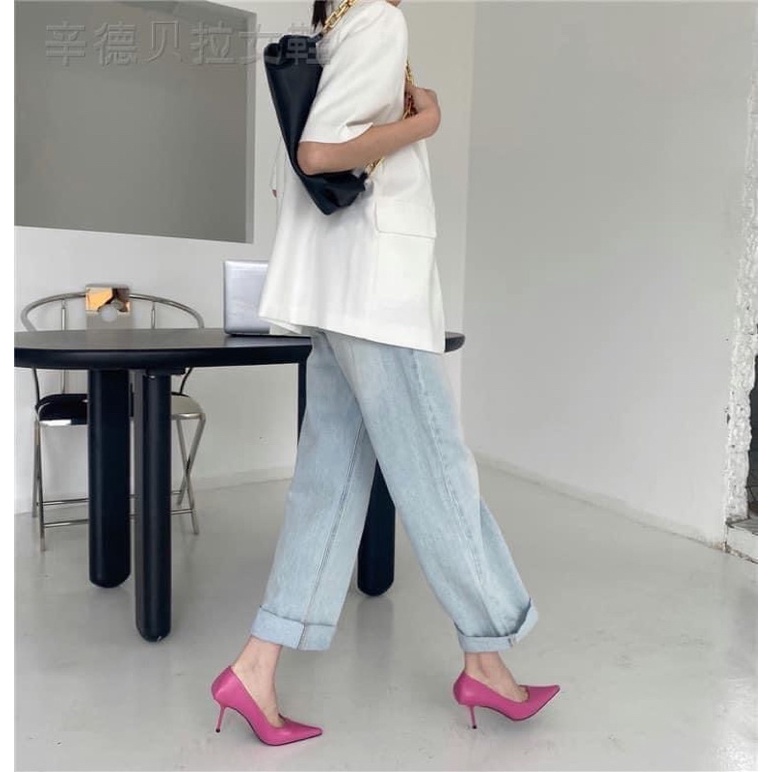 Giày cao gót mũi nhọn 7p