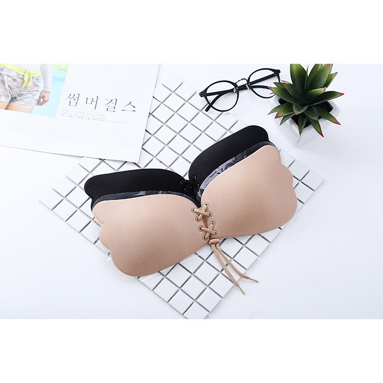 Áo lót dán màu trơn tạo khe ngực quyến rũ cho nữ