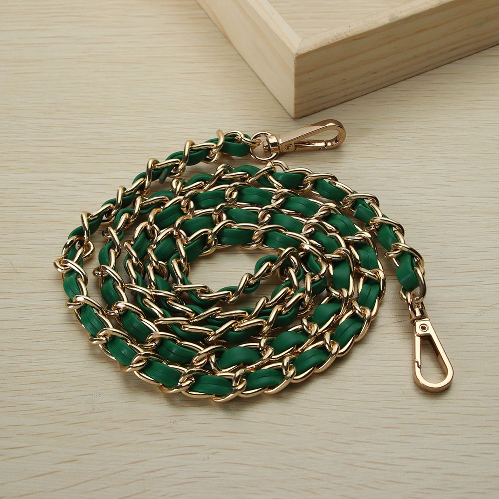 Dây Đeo Bằng Da Và Kim Loại Thay Thế Cho Túi Xách Nhiều Màu Tùy Chọn 120cm