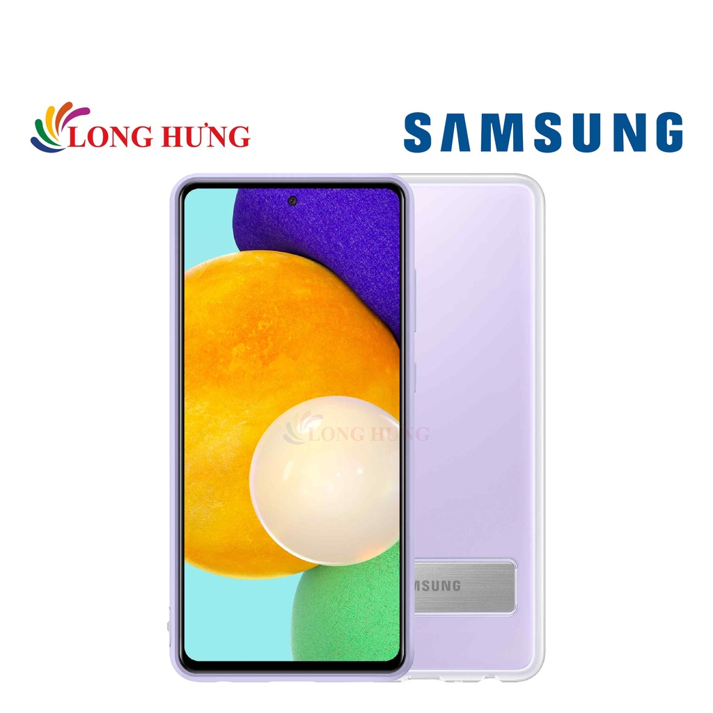 Ốp lưng nhựa cứng Clear Standing Cover Samsung Galaxy A72 EF-JA725 - Hàng chính hãng - Thiết kế sang trọng