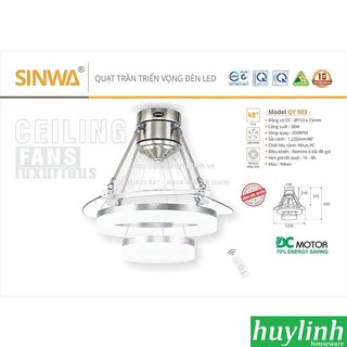 QUẠT TRẦN ĐÈN LED SINWA QY003