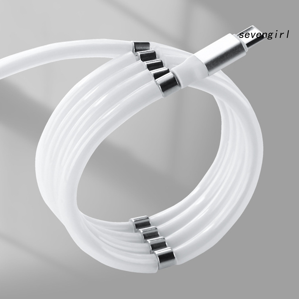 Cáp Sạc Nhanh Từ Tính Sev-1.2M Type-C Micro-Usb 8 Pin 4a