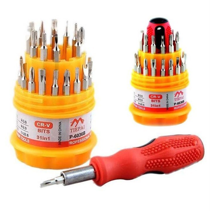Bộ tô vít đa năng 31 đầu (Loại to hộp Trụ Đa Năng