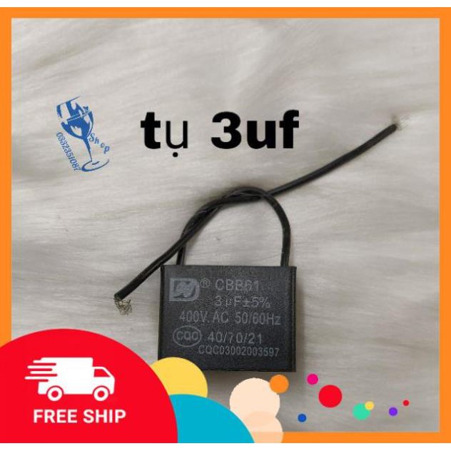 TỤ KHỞI ĐỘNG, tụ vận hành động cơ 1.5uf đến 10uf - Tụ quạt trần, quạt hộp, quạt treo tường-Giadung24h