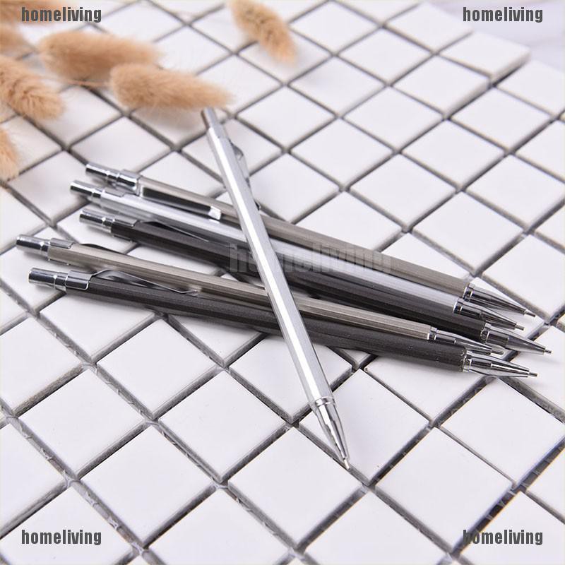 Bút Chì Bấm Bằng Kim Loại 0.5 / 0.7mm Tiện Dụng Cho Học Sinh