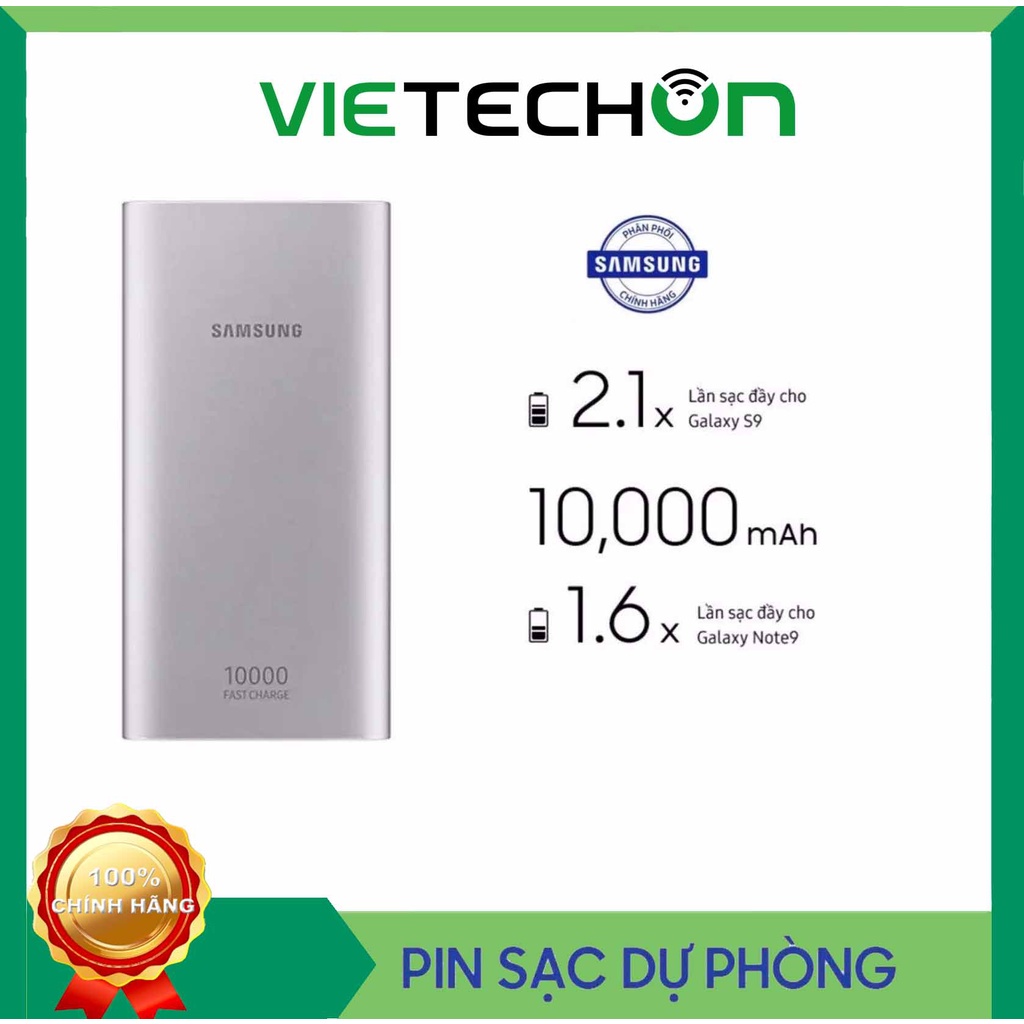 💥 Pin Sạc Dự Phòng Samsung EB-P1100 10000mAh Hỗ Trợ Sạc Nhanh QC 2.0