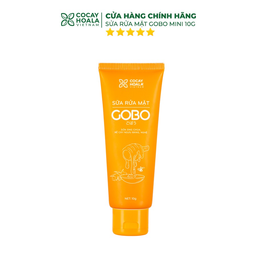 [Mã FMCGMALL -8% đơn 250K] Sữa rửa mặt Gobo Cocayhoala mini - Giúp làm sạch da, cấp ẩm giúp da căng bóng mịn màng - 10g