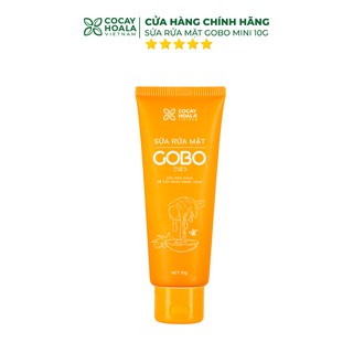 Sữa rửa mặt Gobo Cocayhoala mini - Giúp làm sạch da, cấp ẩm giúp da căng bóng mịn màng - 10g