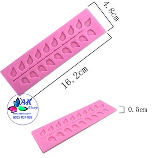 KHUÔN SILLICON CHUỖI LÁ 16.2CM