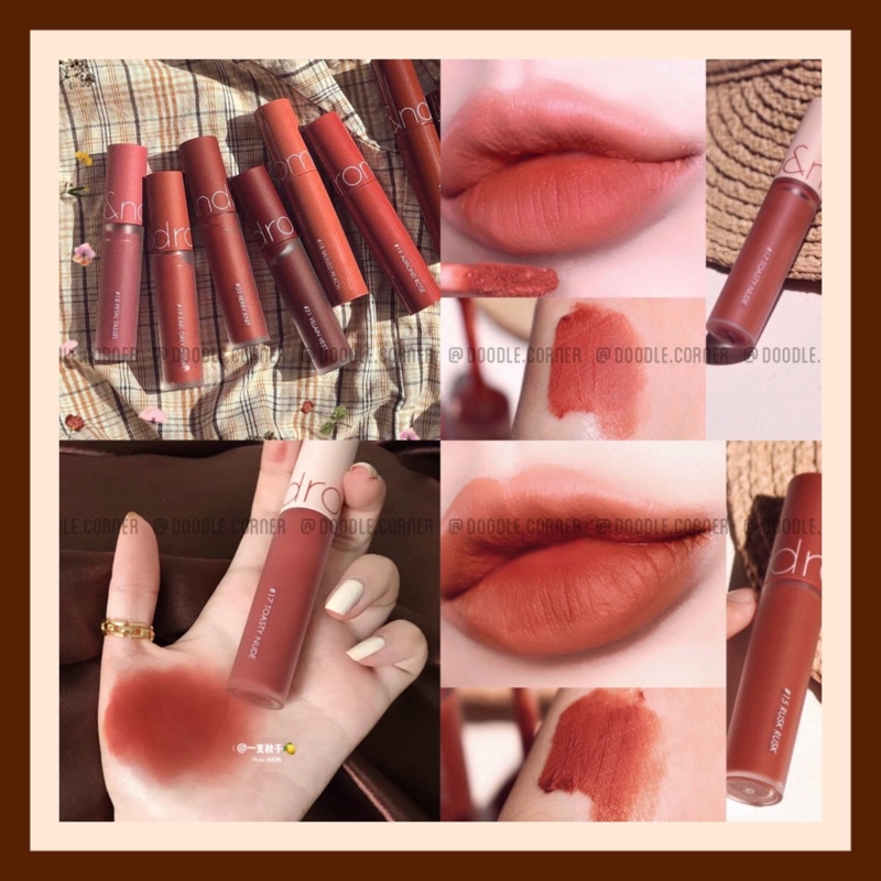 Son kem lì Romand Zero Velvet Tint 2020