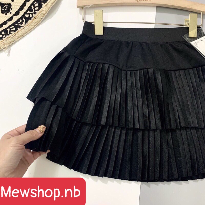 Chân váy xếp ly ngắn ( 2 tầng xếp ly),chất tuyết mưa xịn,bên trong có quần đùi | BigBuy360 - bigbuy360.vn