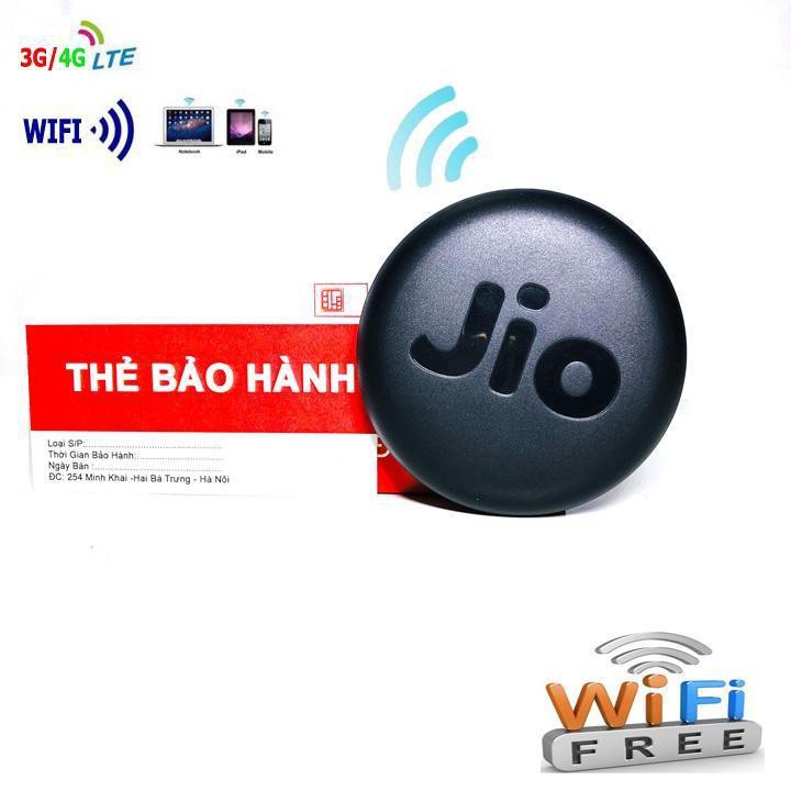 Bộ phát wifi từ sim JIO 4G LTE,dễ sử dụng, đổi tên wifi và mật khẩu (có video hướng dẫn), đổ bảo mật cao