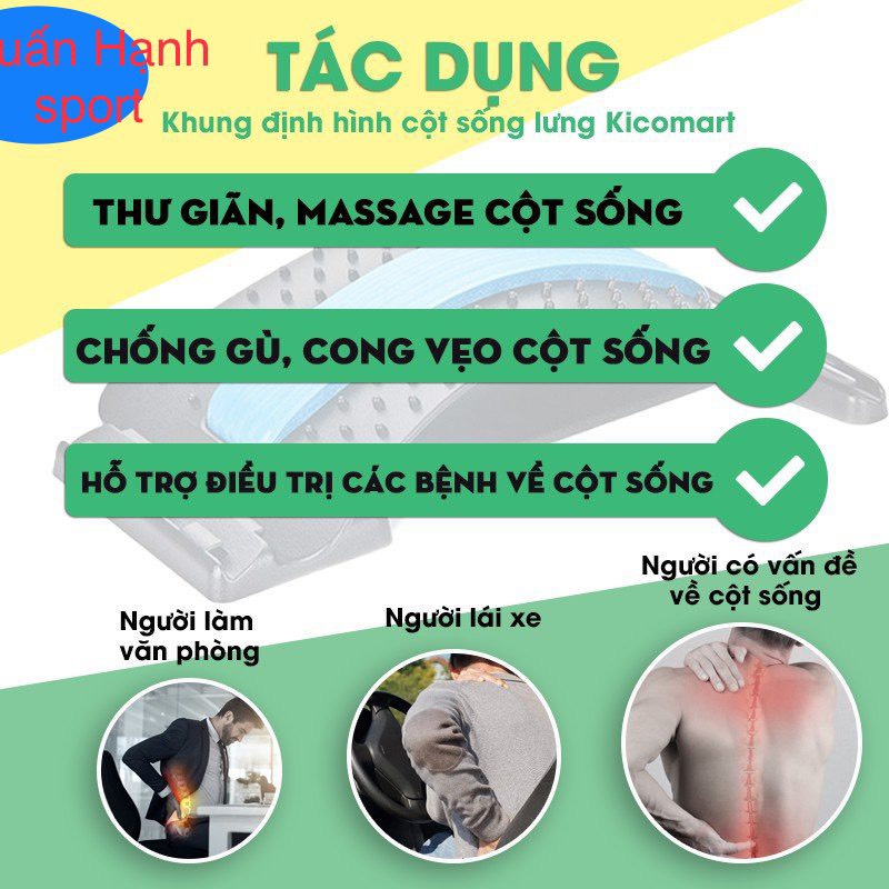 Khung Định Hình, Khung Nắn Chỉnh Cột Sống Lưng Đau Lưng Vai Gáy Dobetter, Khung Chẩn Điện Tử Cao Cấp