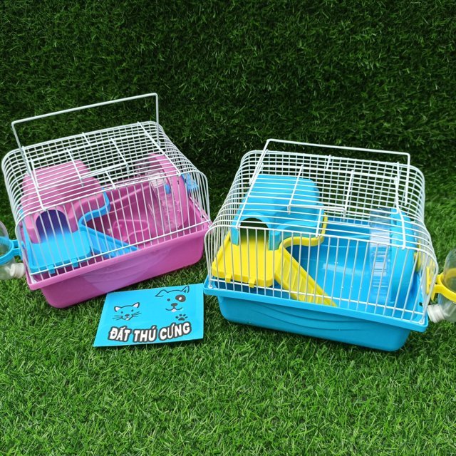 Lồng Hamster hang động 1 tầng Full phụ kiện