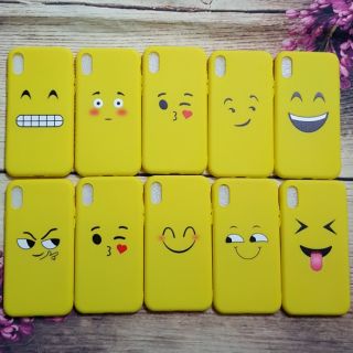 Ốp lưng iPhone X/Xs dẻo màu hình cảm xúc chống dơ cực đẹp