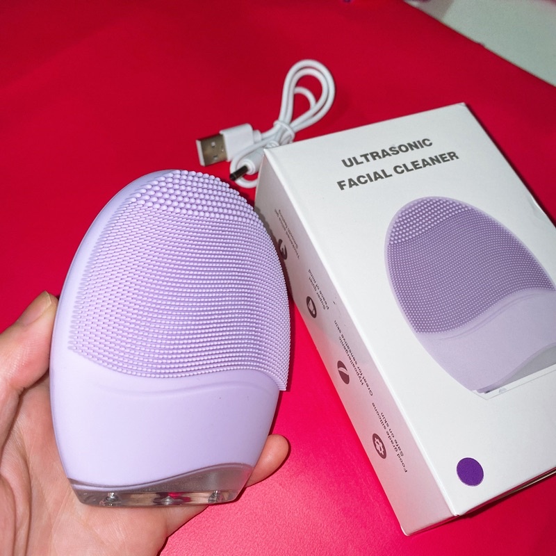 Máy rửa mặt ultrasonic dacial cleaser chống nước tẩy sạch sáng da