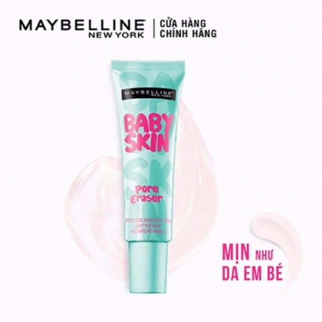 Kem lót kiềm dầu Maybeline Baby Skin Instant Pore Erafer