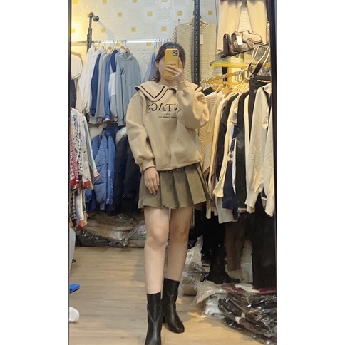 Sale áo sweater 1987 áo swt cổ bẻ hàng đẹp