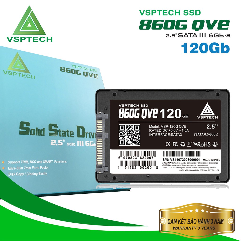 Ổ cứng SSD 120Gb 256gb – Bảo hành 36 tháng | BigBuy360 - bigbuy360.vn