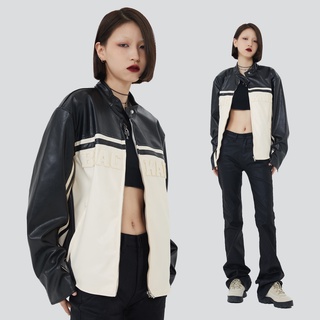 Áo khoác Made Extreme Racer Leather Patchwork Jacket