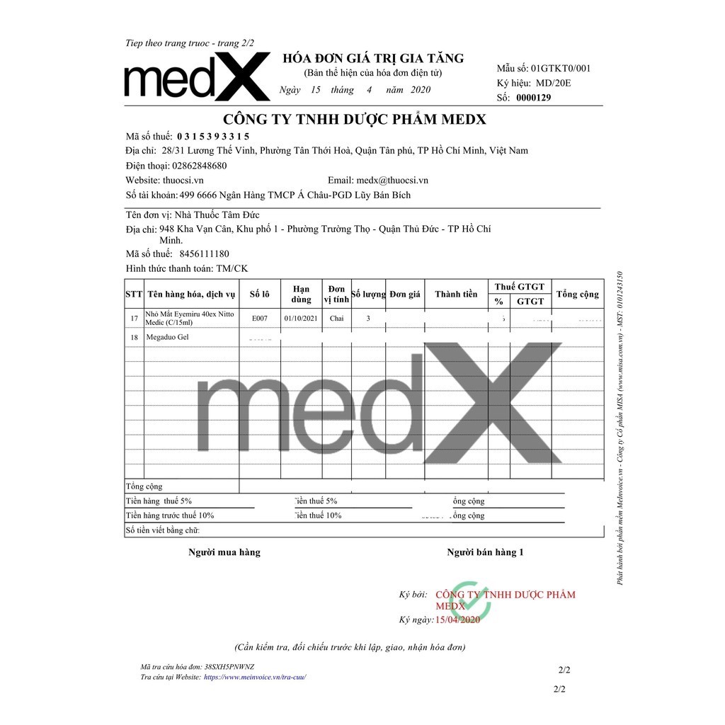 Megaduo Gel (Tuýp 15g) - Mụn trứng cá, mụn ẩn, thâm mụn [Mega duo, Megadou] | BigBuy360 - bigbuy360.vn