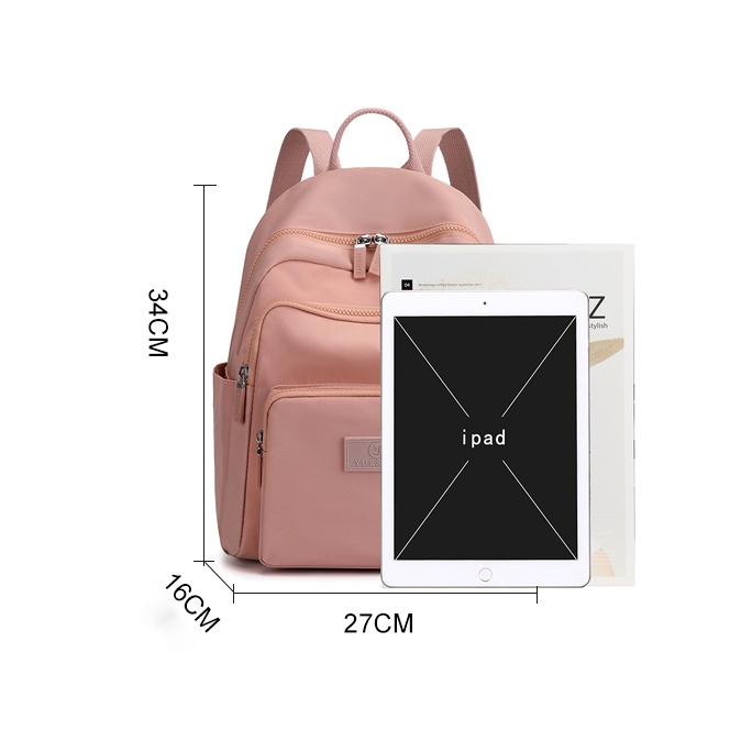 Ba Lô Canvas Siêu Nhẹ Chống Thấm Nước Thời Trang Cho Nữ