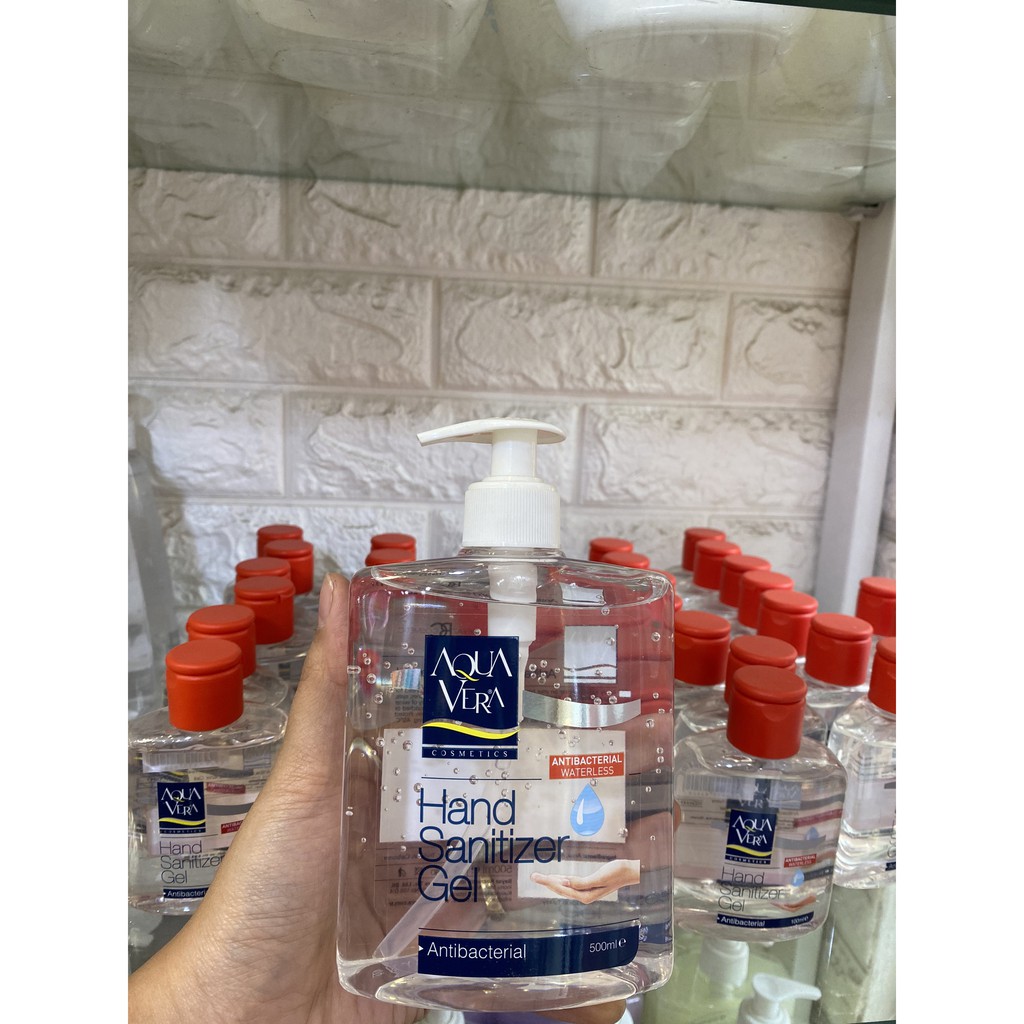 Gel rửa tay khô diệt khuẩn AQUAVERA 50ml, 100ml, 500ml