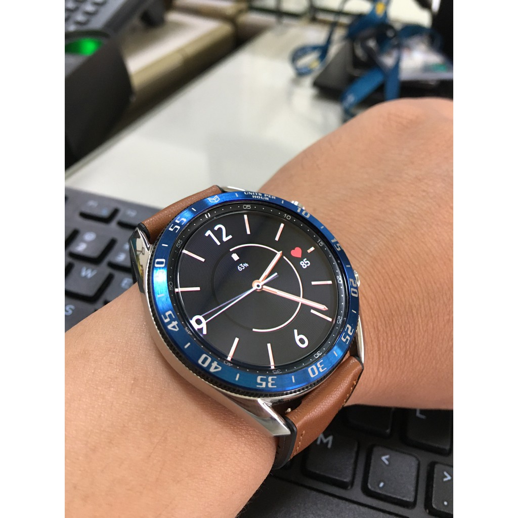 Vòng bezel Kim Loại Không bong tróc sơn bảo vệ Galaxy Watch 3 (45mm)
