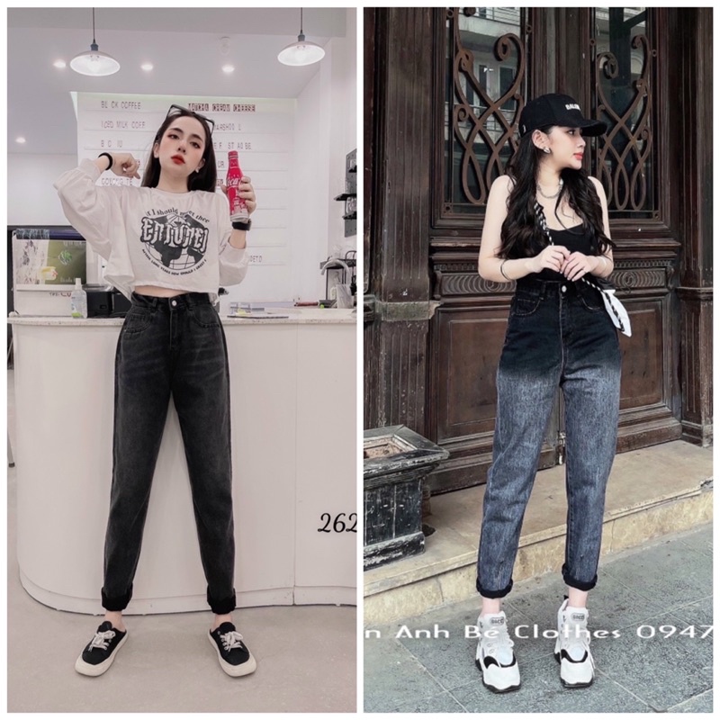 Quần baggy xám đen và loang xám đậm( siêu phẩm)