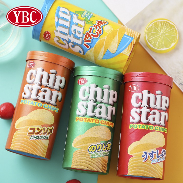 Snack Khoai Tây YBC Chip Star Nội Địa Nhật 50g