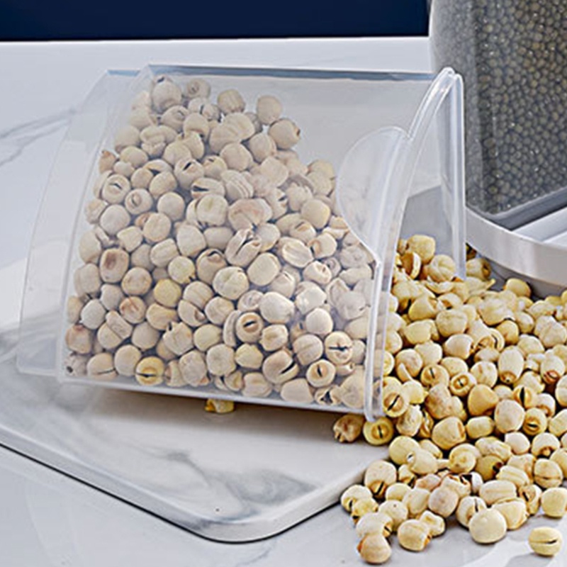 Hộp Nhựa Đựng Hạt Đậu Đỏ / Ngũ Cốc Có Nắp Đậy Siêu Tiện Lợi