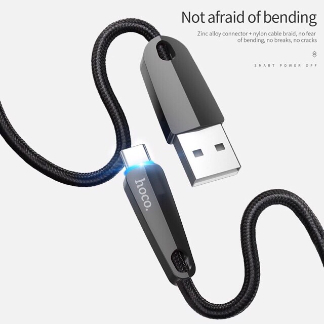 [Mã ELHA9 giảm 15% đơn 50K] Cáp Micro Usb Hoco U35 - Tự ngắt khi sạc đầy