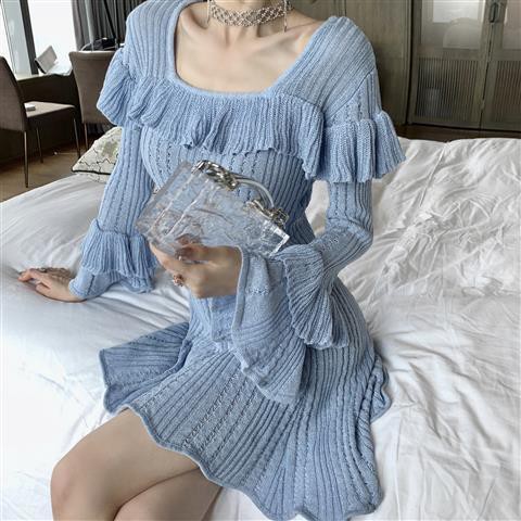 Đầm Nữ Tay Dài Thời Trang Hàn Quốc 2021