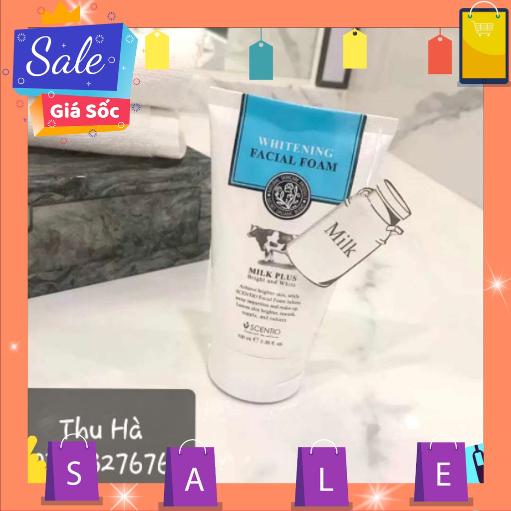 SỮA RỬA MẶT CON BÒ THÁI LAN MILK PLUS 100mL