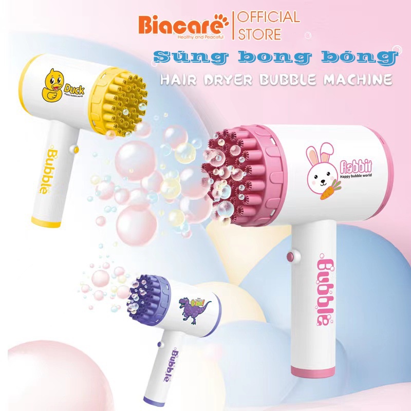 Súng bắn bong bóng xà phòng 36 nòng cho bé, đồ chơi máy bắn bóng bóng siêu dễ thương