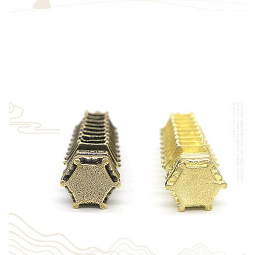 Tháp Văn Xương mini 🎁FREESHIP🎁 Tượng Tháp bằng đồng -Phụ kiện trang trí tiểu cảnh